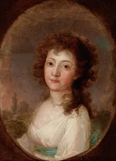 Jozef Prints: Portrait of an Unknown Woman, c1800. Creator: Jozef Rejchan