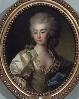 Dmitri Grigorievich 1735 1822 Gallery: Portrait of Ursula Mniszeck, 1782. Artist: Levitsky, Dmitri Grigorievich (1735-1822)