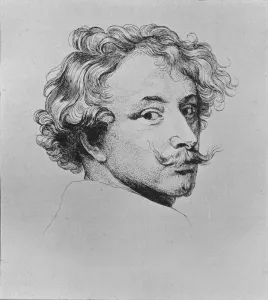 Alfred Whitman Gallery: Portrait of Vandyck, 1635. Artist: Anthony van Dyck