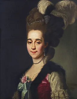 Portrait of Varvara Vasilyevna Golitsyna, nee von Engelhardt (1757-1815)