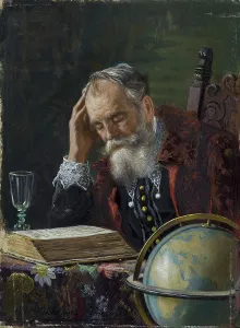 Portugal Prints: Portrait of Vasco da Gama, 1950. Creator: Oskar Freiwirth-Lutzow