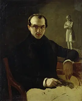 1840s Prints: Portrait of Vasily Botkin, 1843. Creator: Kirill Gorbunov