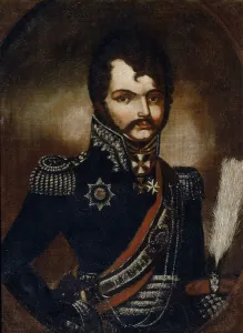 Portrait of Vasily Orlov-Denisov (1775-1843). Artist: Anonymous