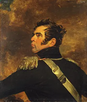 Belt Prints: Portrait of Vasily V. Yeshin (1771-1825), 1822. Creator: George Dawe