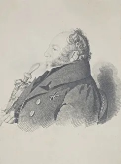 Portrait of Vasily Vasilyevich Kochubey (1784-1844), c. 1832. Creator: Hampeln, Carl
