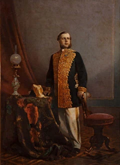 Images Dated 12th November 2015: Portrait of Vasily Yuryevich Poznansky (1828-1900), 1860s. Artist: Anonymous