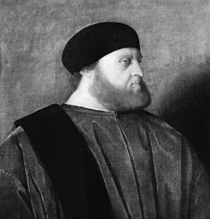 Vincenzo Prints: Portrait of a Venetian Senator, ca. 1525. Creator: Vincenzo Di Biagio Catena