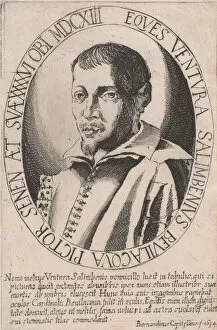 Bernardino Collection: Portrait of Ventura Salimbeni, 1634. Creator: Bernardino Capitelli