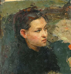 Portrait of Vera Repina, the first wife of the artist