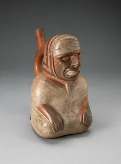 Portrait Vessel of a Blind Figure with Distorted Mouth, 100 B.C./A.D. 500 Portrait Vessel of a Blind Figure with Distorted Mouth, 100 B.C./A.D. 500