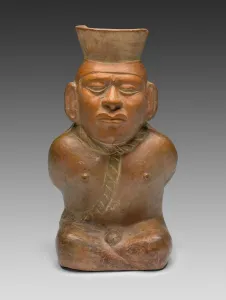 Restriction Prints: Portrait Vessel of a Captive, 100 B. C. / A. D. 500. Creator: Unknown