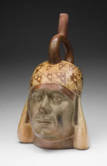 Portrait Vessel of a Ruler, 100 B. C. / A. D. 500. Creator: Unknown
