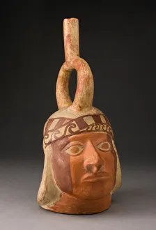 Portrait Vessel of a Ruler, 100 B. C. / A. D. 500. Creator: Unknown