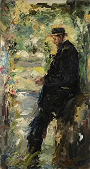 Veterinarian Prints: Portrait of the Veterinarian Reindl, 1905. Creator: Aleksey Korin