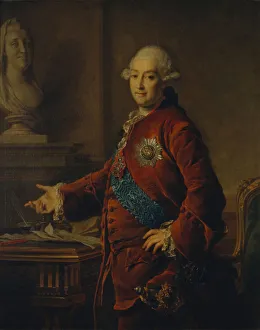 Portrait of Vice-Chancellor Prince Alexander Mikhaylovich Golitsyn (1723-1807), 1772 Portrait of Vice-Chancellor Prince Alexander Mikhaylovich Golitsyn (1723-1807), 1772