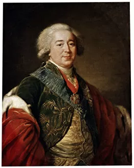 Elisabeth Louise Gallery: Portrait of the Vice-Chancellor Prince Alexander Kurakin, 1797