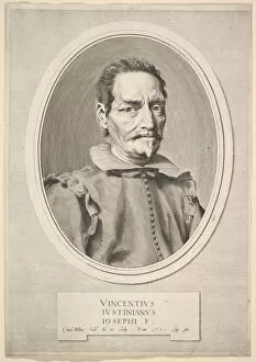 Portrait of Vicenzo Giustiniani, 1631. Creator: Claude Mellan