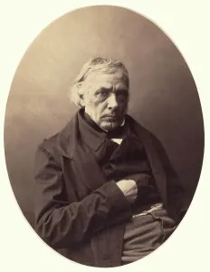 Gray Gustave Le Prints: Portrait of Victor Cousin, 1854-1859. Creator: Gustave Le Gray