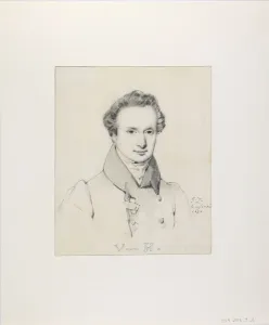 Hugo Prints: Portrait of Victor Hugo (1802-1885), 1830. Creator: Ziegler, Jules Claude (1804-1856)