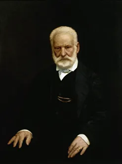 Portrait of Victor Hugo (1802-1885). Creator: Morot, AimeNicolas (1850-1913)