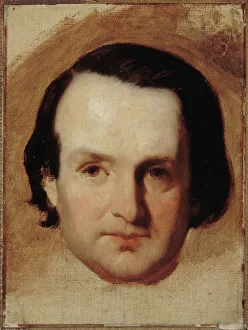 Portrait of Victor Hugo (1802-1885), writer, c1835. Creator: François Joseph Heim