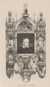 Nanteuil Celestin Prints: Portrait of Victor Hugo, 1833. Creator: Celestin Nanteuil