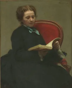 Reading Woman Prints: Portrait of Victoria Dubourg, 1873