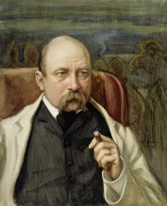 Victor Axel Werterholm Prints: Portrait of Viktor Westerholm, 1907. Creator: Vihtori Ylinen