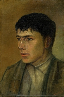 Staring Prints: Portrait of a Village Lad, after 1910. Creator: Ladislav Mednyanszky