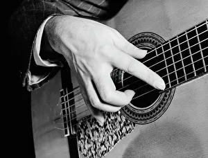 Fingerboard Prints: Portrait of Vincente Gomez, Café Society Uptown(?)