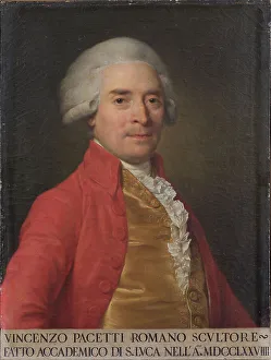 Anton Von 1733 1808 Prints: Portrait of Vincenzo Pacetti (1746-1820). Creator: Maron, Anton von (1733-1808)