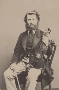 Holmes Prints: Portrait of the violinist and composer Alfred Holmes (1837-1876). Creator: Anonymous
