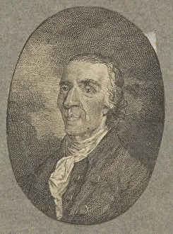 Portrait of the violinist and composer Bazyli Bohdanowicz (1740-1817), c. 1810. Creator: Anonymous