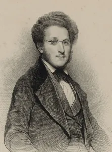 Portrait of the violinist and composer Heinrich Panofka (1807-1887), 1840. Creator: Deveria