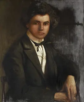 Kubelik Prints: Portrait of the violinist and composer Jan Kubelik (1880-1940), c1900. Creator: Anonymous