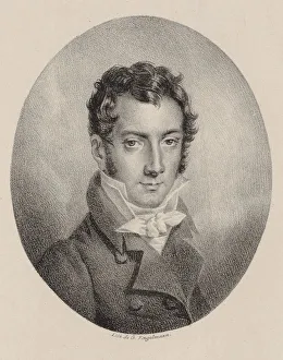 Engelmann Prints: Portrait of the violinist and composer Josef Mayseder (1789-1863). Creator: Engelmann