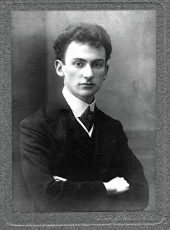 Schrader Prints: Portrait of the violinist and composer Joseph Achron (1886-1943)