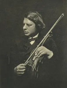 Cameron Prints: Portrait of the violinist and composer Joseph Joachim (1831-1907)
