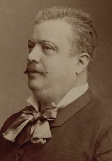 Portrait of the violinist and composer Jules Danbé (1840-1905), c. 1880. Creator: Photo studio Nadar