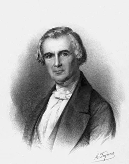 Lipinski Prints: Portrait of the violinist and composer Karol Lipinski (1790-1861)
