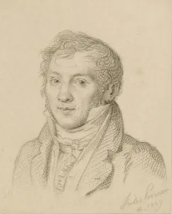 Portrait of the violinist and composer Louis-Luc Loiseau de Persuis (1769-1819), 1849