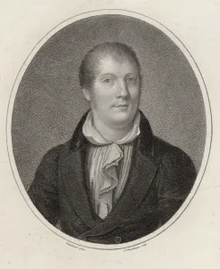 Portrait of the violinist and composer Louis Spohr (1784-1859), 1820. Creator: Fleischmann