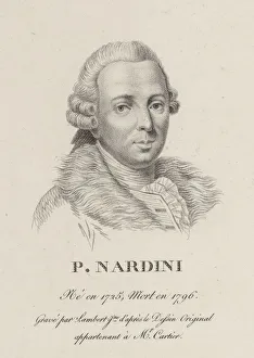 Portrait of the violinist and composer Pietro Nardini (1722-1793). Creator: Lambert