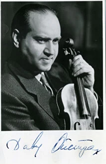 Images Dated 17th May 2018: Portrait of the violinist David Oistrakh (1908-1974), 1960s