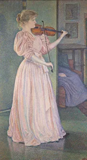 Portrait of the violinist Irma Sethe, 1894