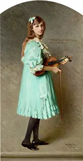 Chartres Prints: Portrait of Vivien Chartres (1893-1941) as a girl