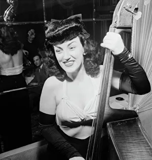 Portrait of Vivien Garry, New York, N.Y. Dixon's, ca. May 1947. Creator: William Paul Gottlieb