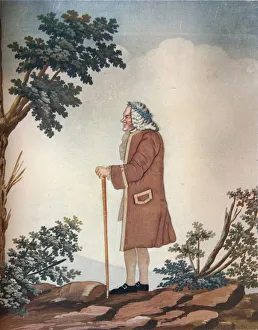 Essayist Prints: Portrait of Voltaire, c18th century. Artist: Johann Huber