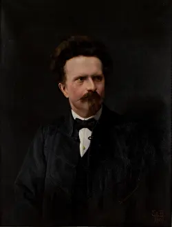 1901 Prints: Portrait of Walery Rzewuski, 1901. Creator: Stanislaw Bienkiewicz