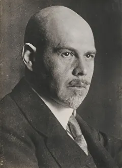 Photoengraving Prints: Portrait of Walther Rathenau (1867-1922), 1920. Creator: Anonymous